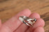 Pearl & 14k Drops Sterling Ring - Size 8.25